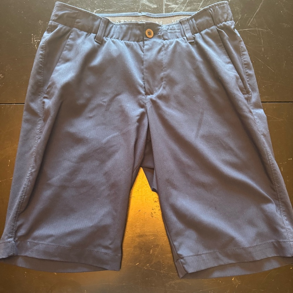 UA Under Armour Navy Golf Shorts